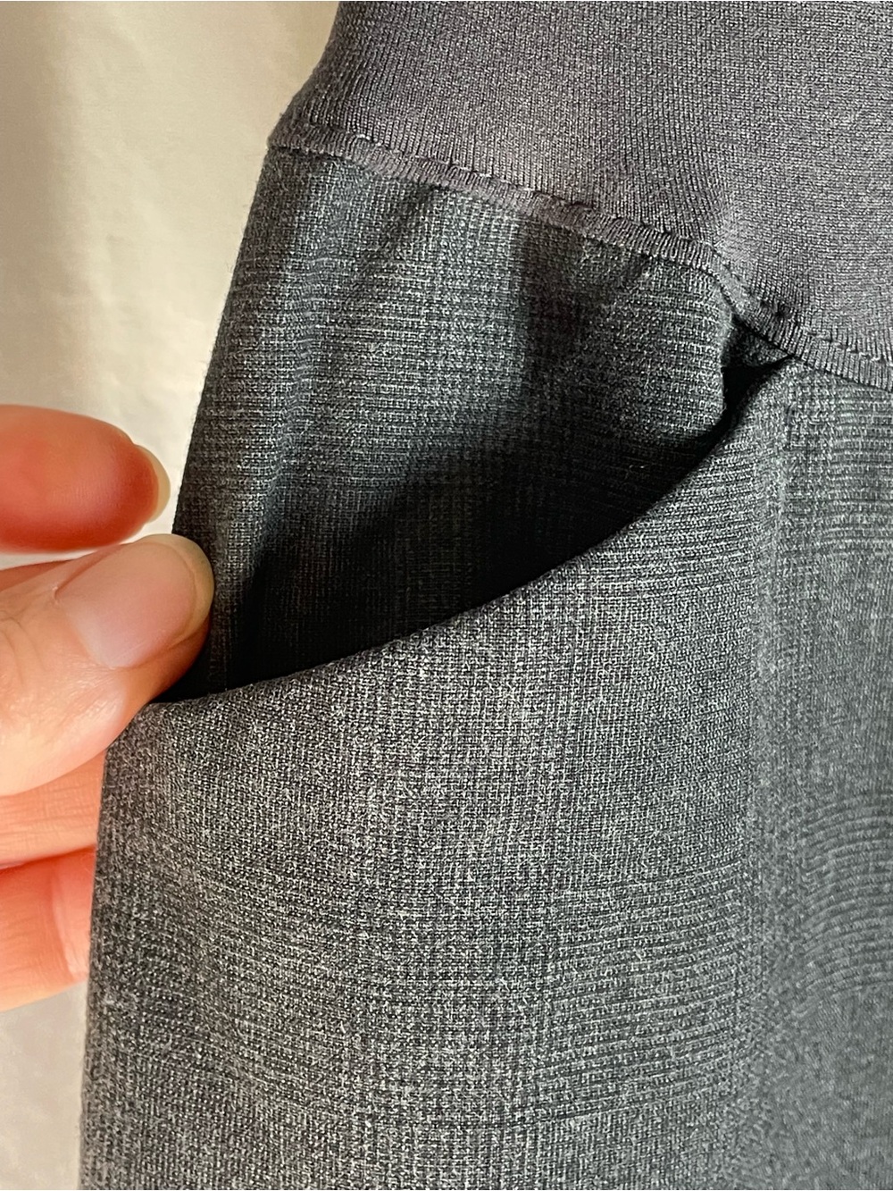 GAP Wide-Leg Maternity Pants — Charcoal/Dark Grey - Picture 4 of 9